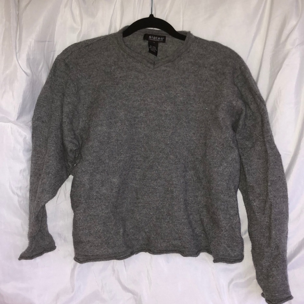 Gray Wool Sweater